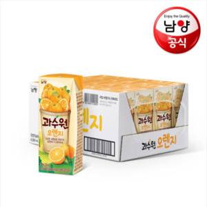 [남양] 과수원 오렌지 190ml x 24팩